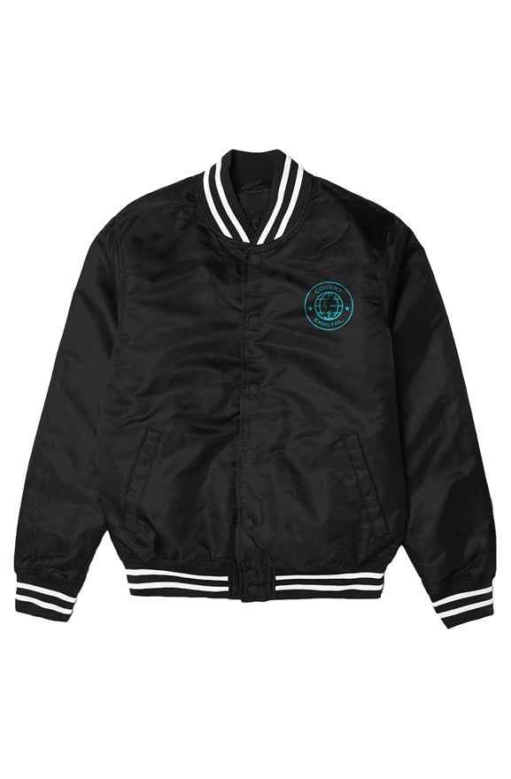 Embroidered Bigfoot Mens Varsity Jacket