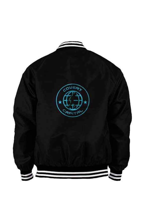 Embroidered Bigfoot Mens Varsity Jacket