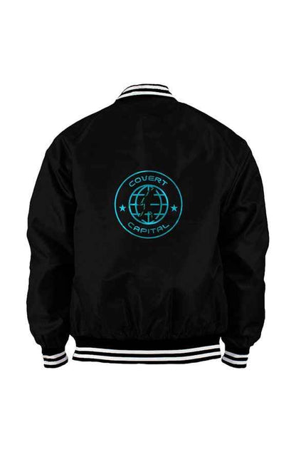 Embroidered Bigfoot Mens Varsity Jacket