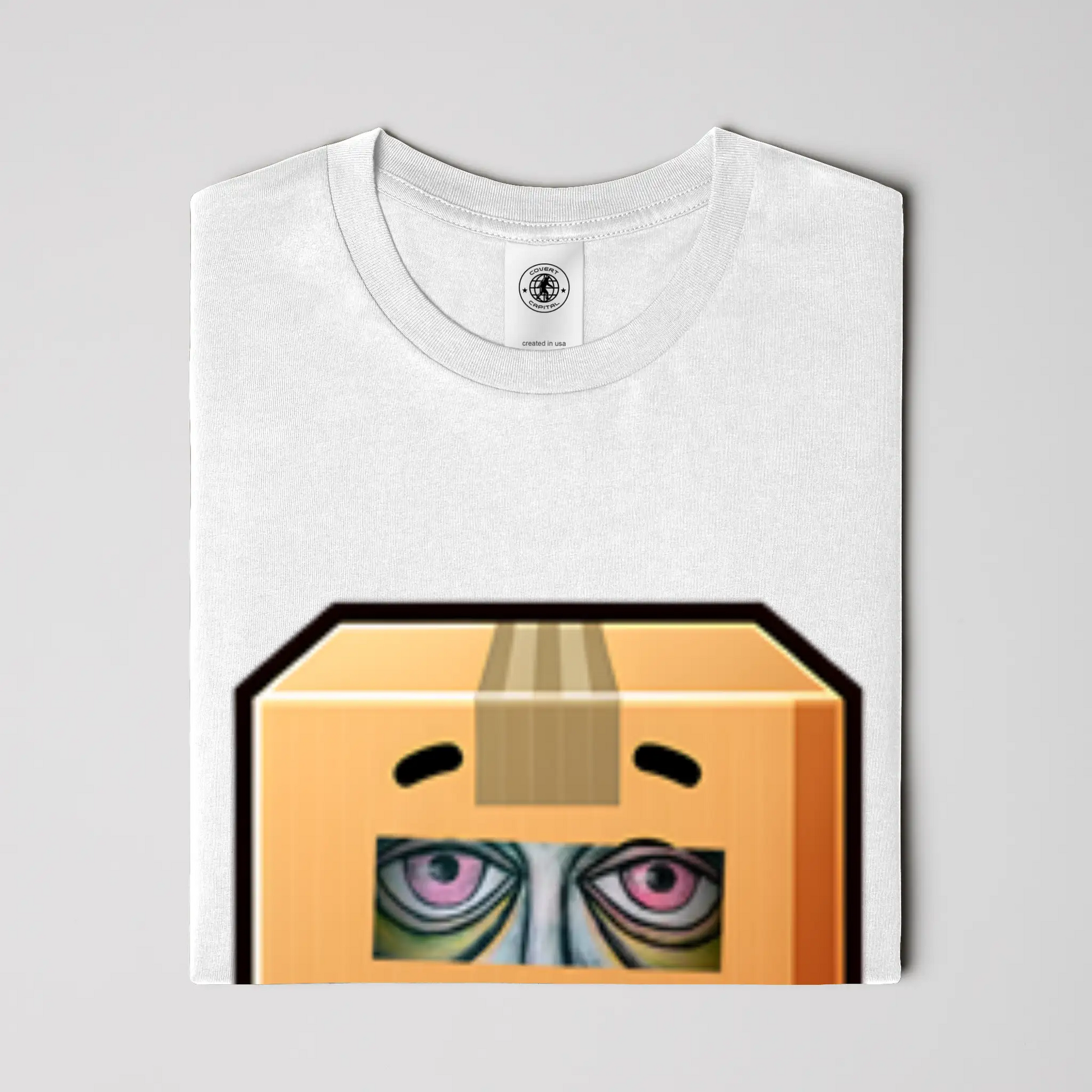 Jumbo Box Money Mascot T Shirt - Covert Capital