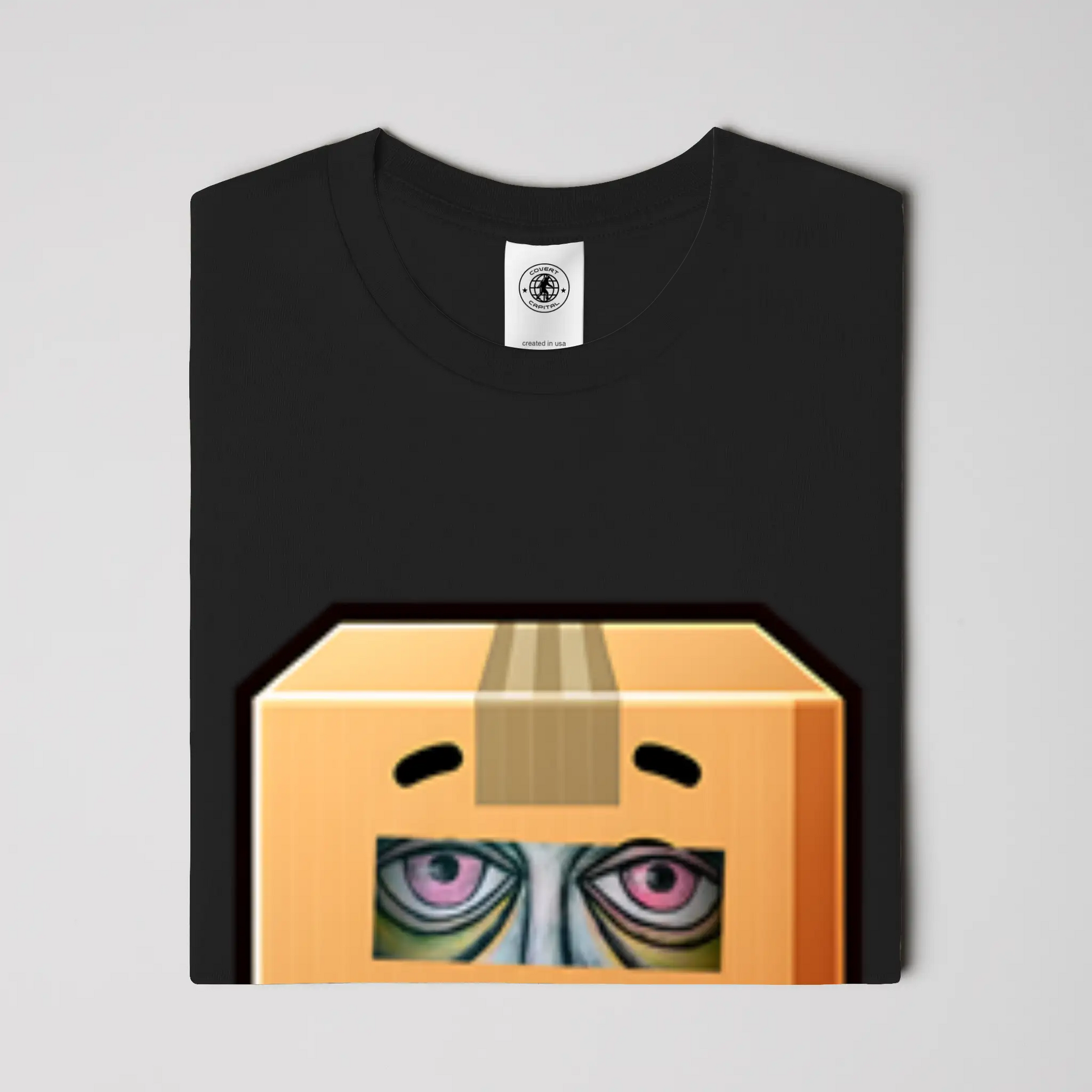 Jumbo Box Money Mascot T Shirt - Covert Capital