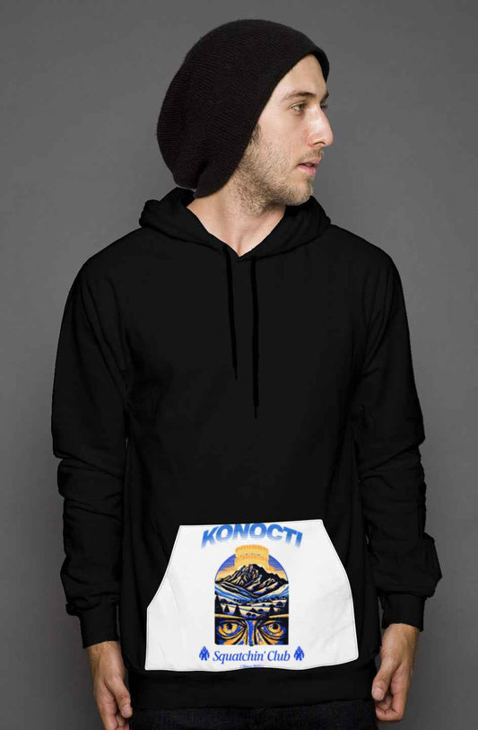 KSC Pullover Hoodie - Stylish Kangaroo Pocket Print