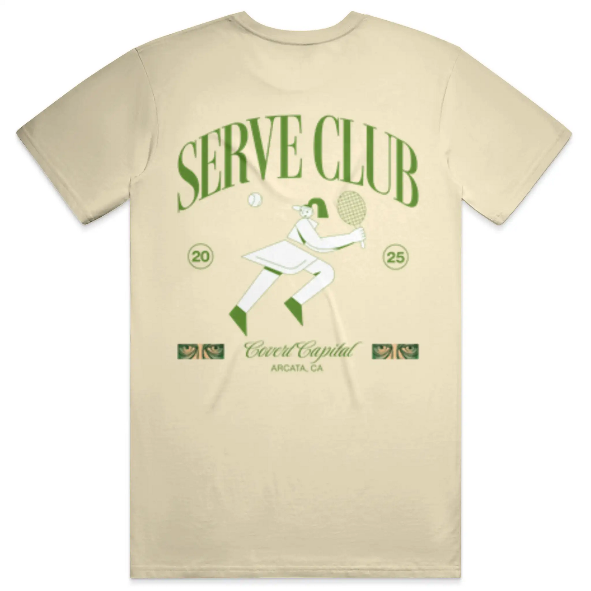 Arcata Serve Club T Shirt - Covert Capital