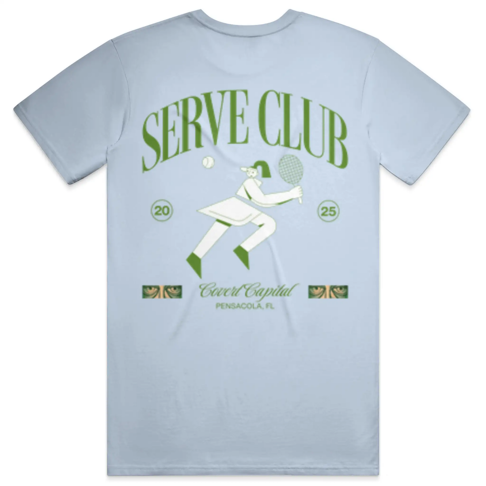 Pcola Serve Club T Shirt - Covert Capital