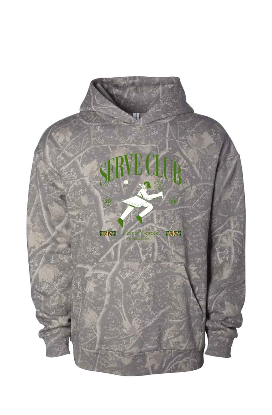 Serve Club Tree Camo Hoodie