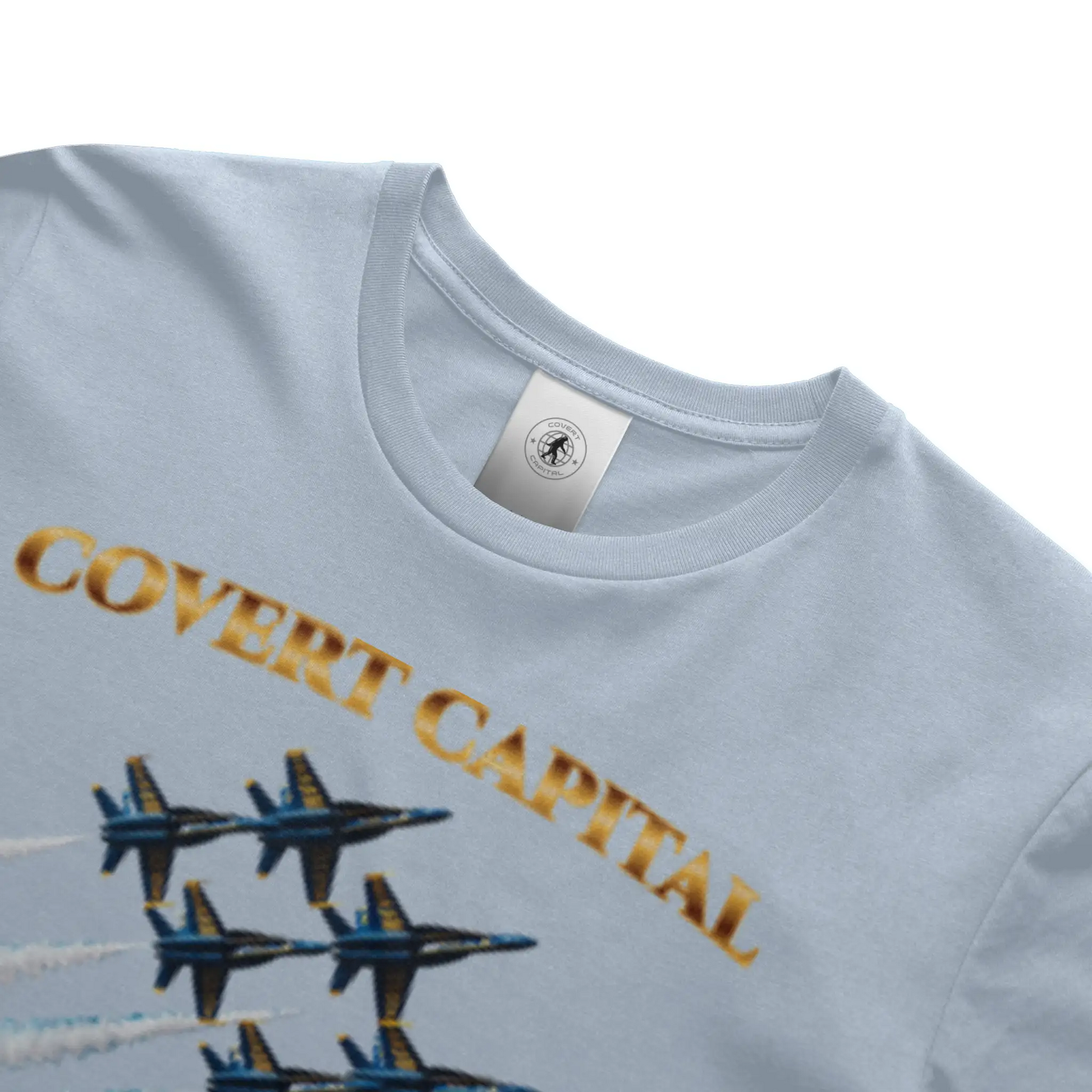 Covert Capital Blue Angels Fly Right T Shirt