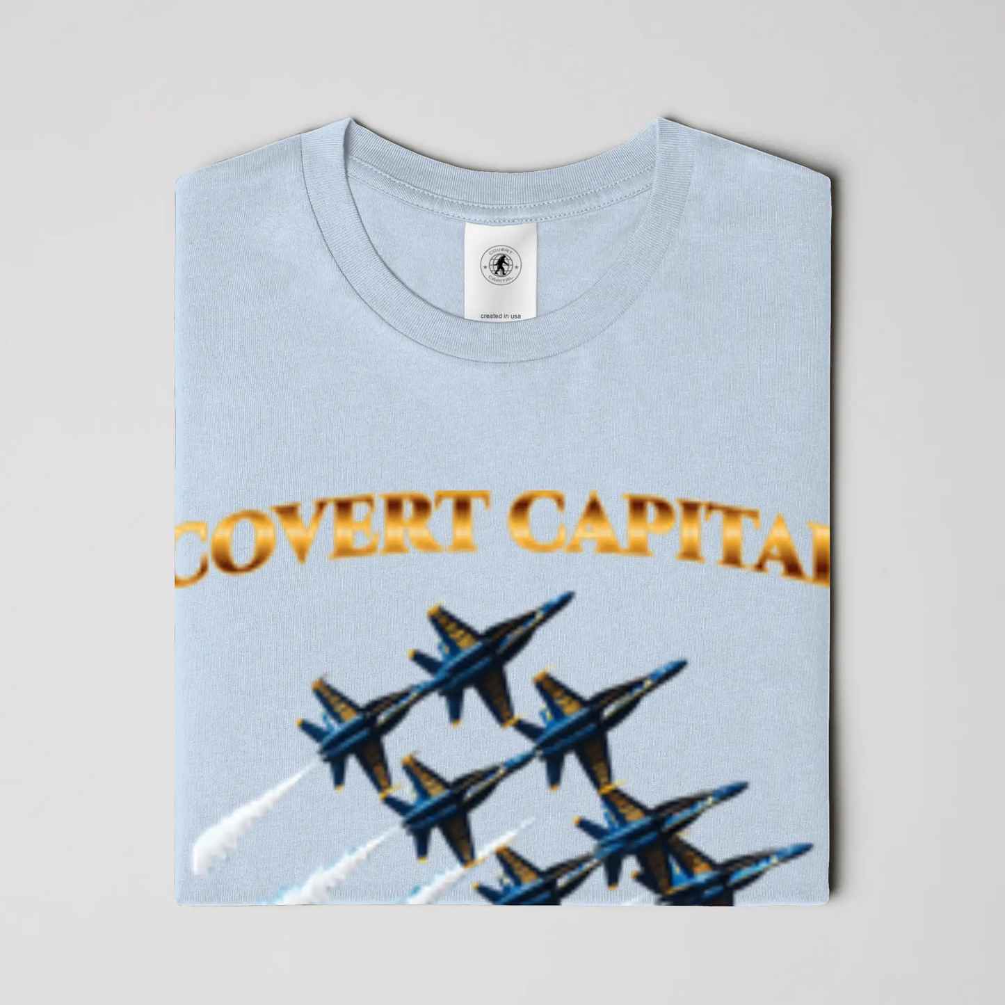 Covert Capital Blue Angels Fly Right T Shirt