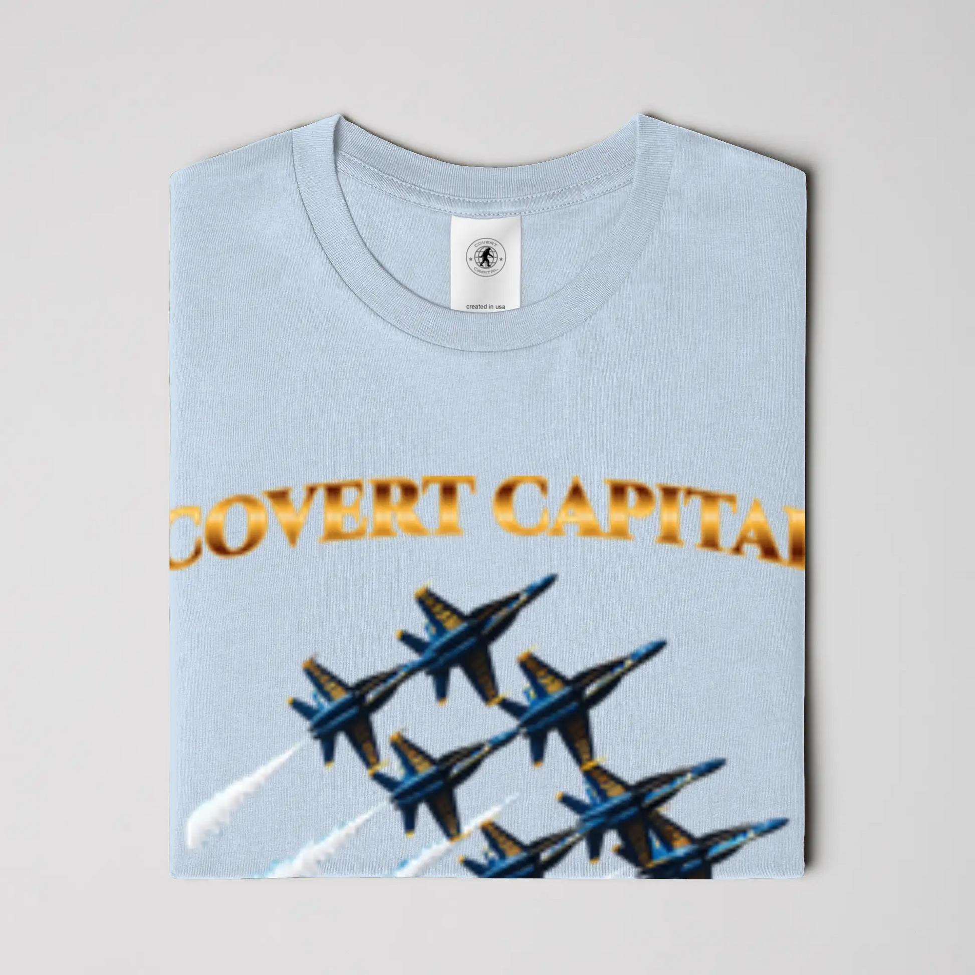 Covert Capital Blue Angels Fly Right T Shirt