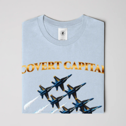 Covert Capital Blue Angels Fly Right T Shirt