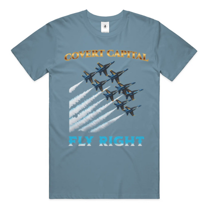 Covert Capital Blue Angels Fly Right T Shirt - Covert Capital