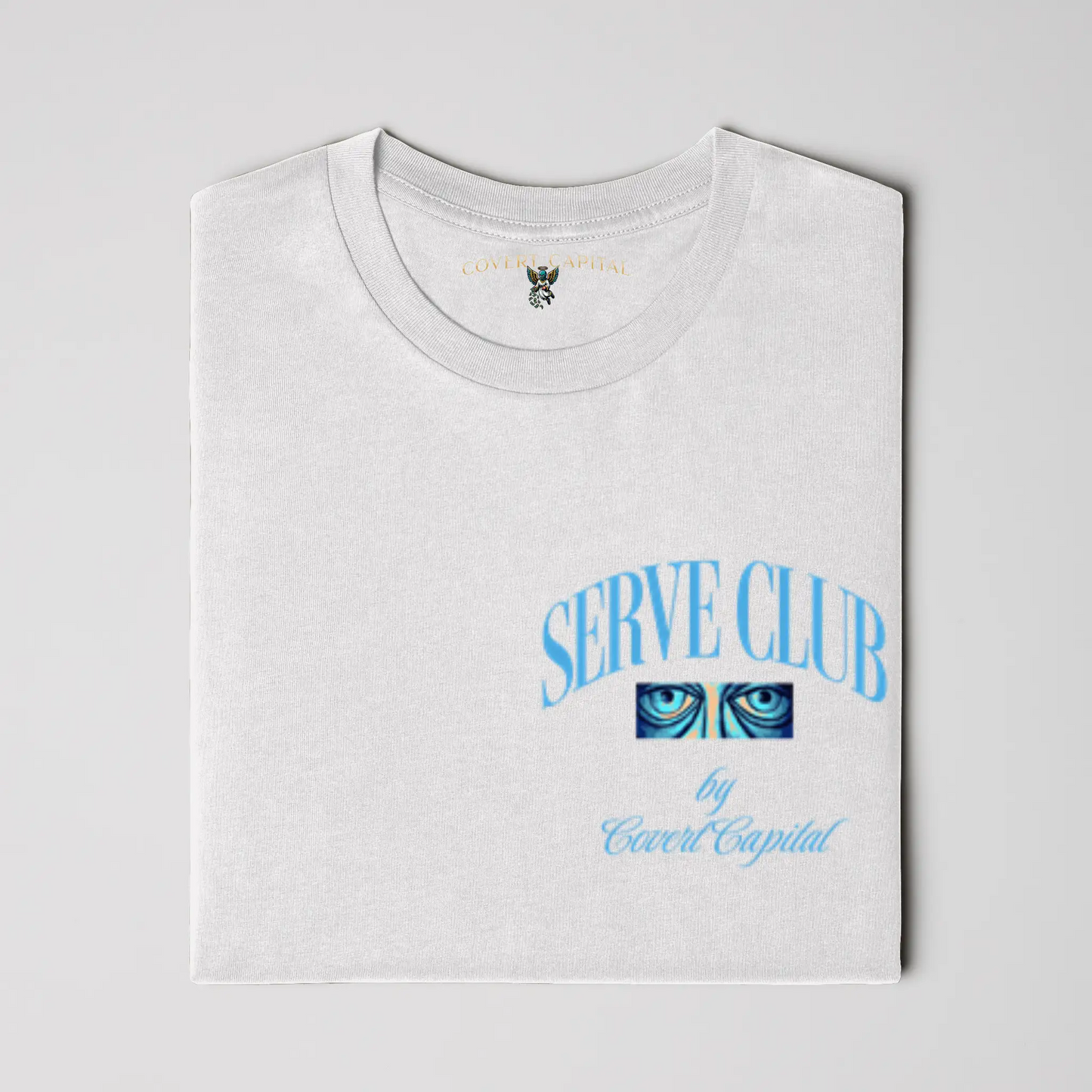 Pcola Serve Club Sky Blue T Shirt