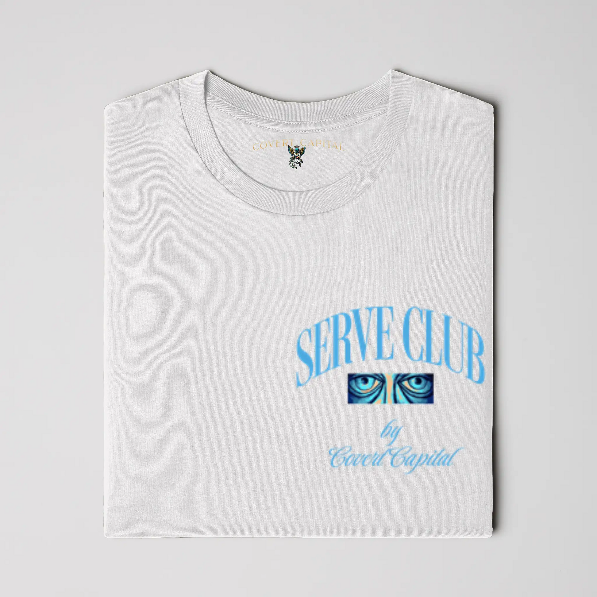 Pcola Serve Club Sky Blue T Shirt