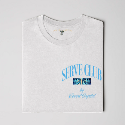 Pcola Serve Club Sky Blue T Shirt