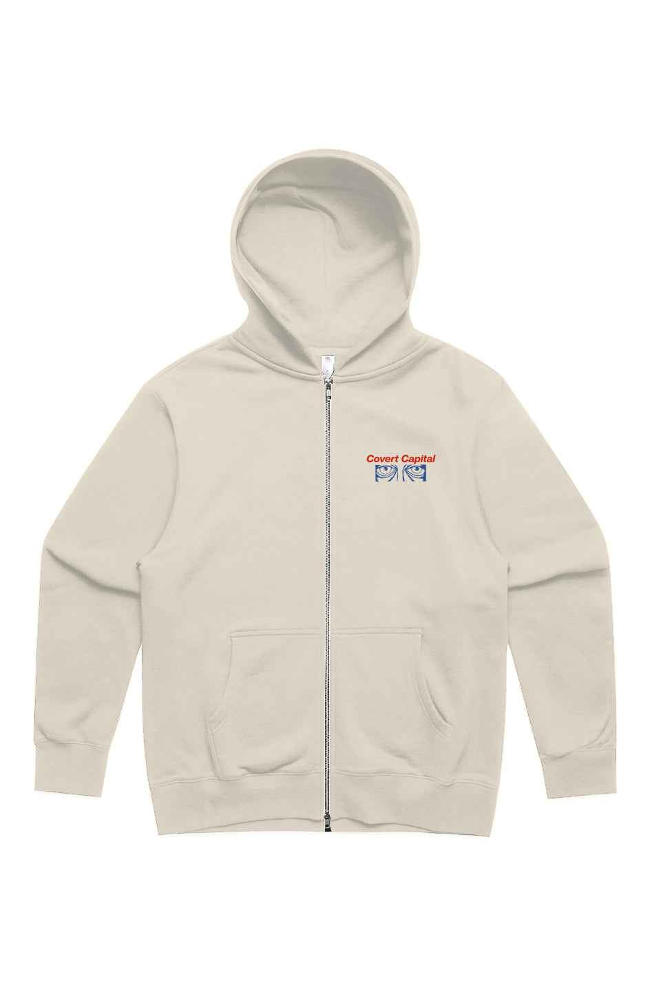Embroidered Heavy Zip Hood